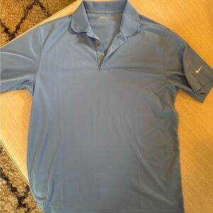 Nike Blue Athletic Polo Shirt